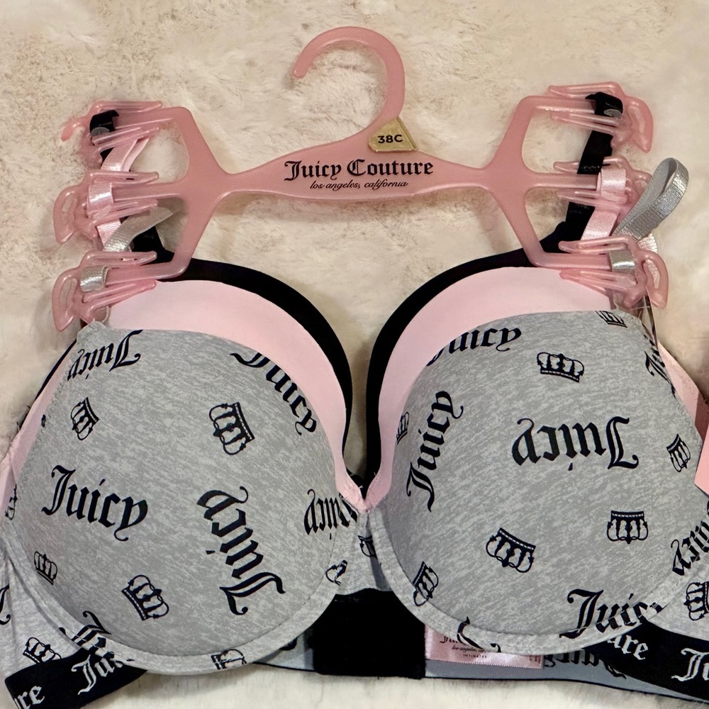 Juicy Couture Pink Lace Bra Intimates3 Pack Juicy Couture Bras